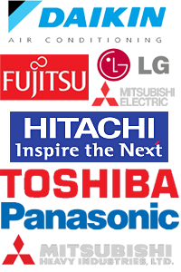 Daikin, Fujitsu, Sony, Misubishi electric, Mitsubishi Heavy Industries, Panasonic